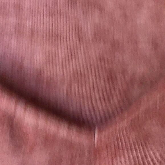 a.n.a Cold Shoulder Blouse Size L Rusty Orange 3/4 Sleeve V Neck - Picture 3 of 7